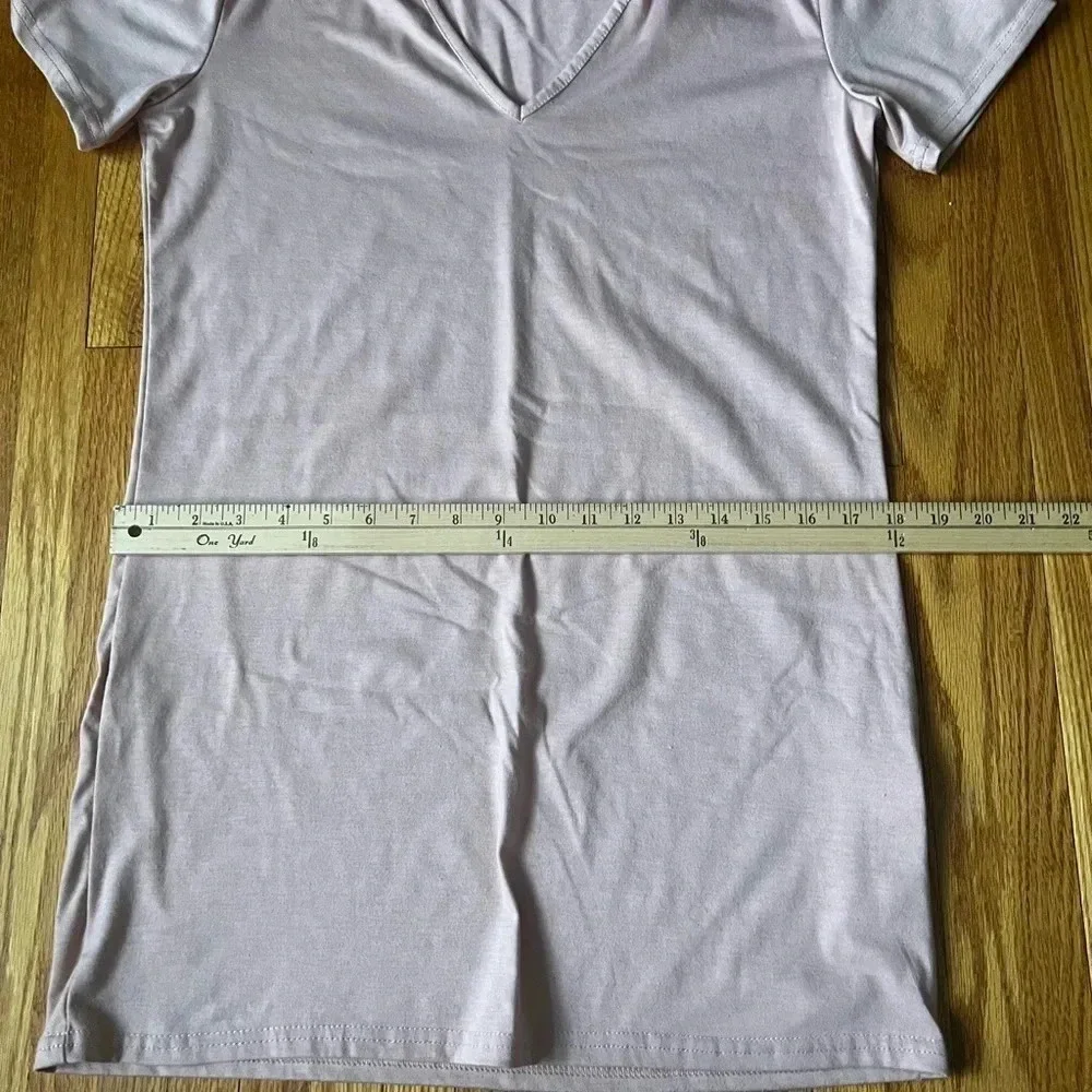 Light pink T-shirt dress - Picture 2 of 3